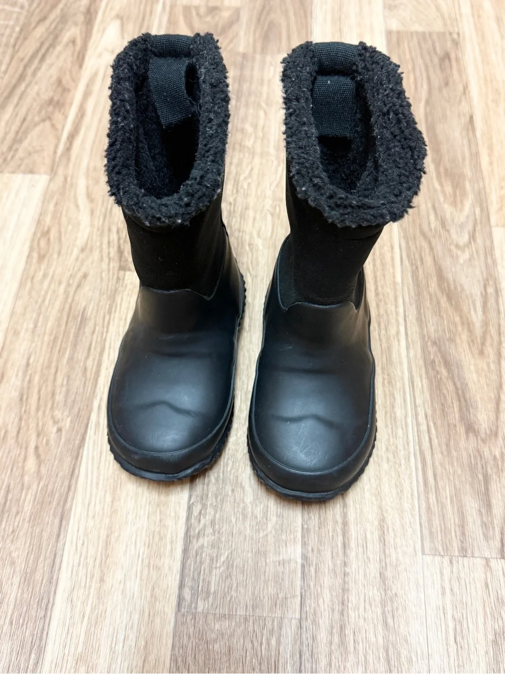 Hunter Kids Intrepid Insulated Snow Boots Black Unisex Size 5.5 UK 5
